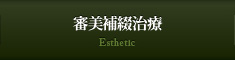 審美補綴治療 Esthetic