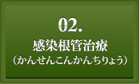 2.感染根管治療（かんせんこんかんちりょう）